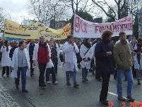 Manifestation  Quimper le 12 mars 2004