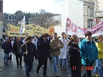 Manifestation  Quimper le 12 mars 2004